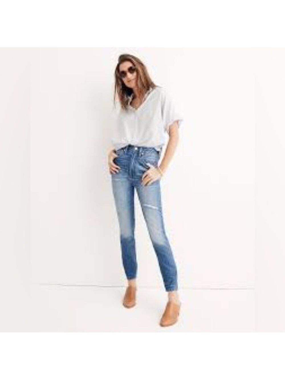MADEWELL Rigid High-Rise Skinny Jeans